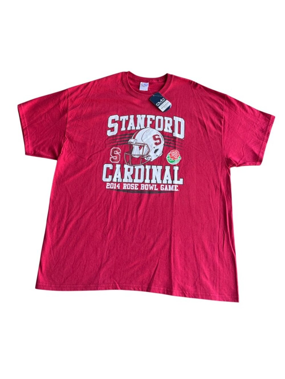 Stanford Cardinal 2014 Rose Bowl Game T-Shirt 2XL By Old Varsity  Cotton